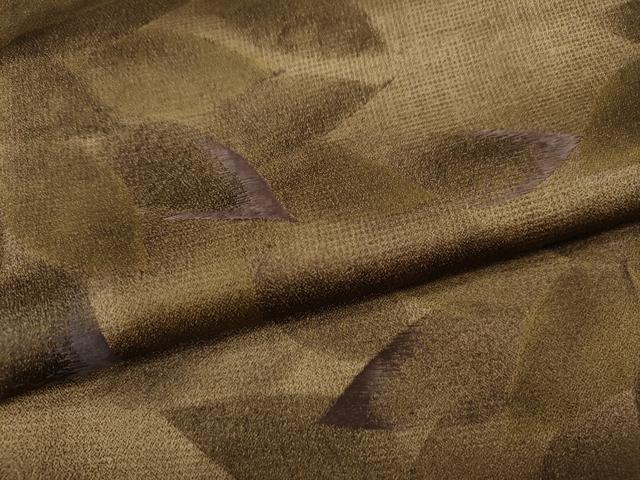 平和屋着物●訪問着　お召地　刺繍　草葉文　正絹　逸品　CAAW3193ut 平和屋着物○訪問着 お召地 刺繍 草葉文 正絹 逸品 CAAW3193ut