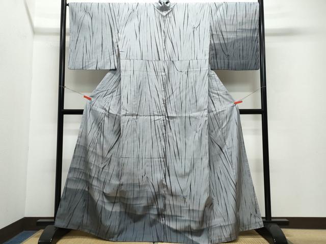 平和屋着物○創作作家 八須美 漆戸順子 訪問着 螺鈿 流水花文