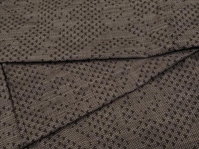 平和屋着物●男性　本場大島紬　7マルキ　吉祥文　正絹　逸品　未使用　CAAW3665vf