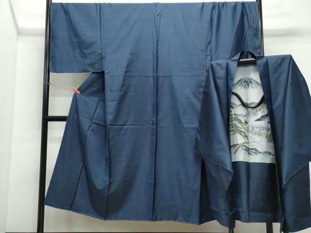 平和屋着物●男性　本場大島紬　アンサンブル　吉祥文　キングサイズ　正絹　逸品　未使用　CAAW3671vf