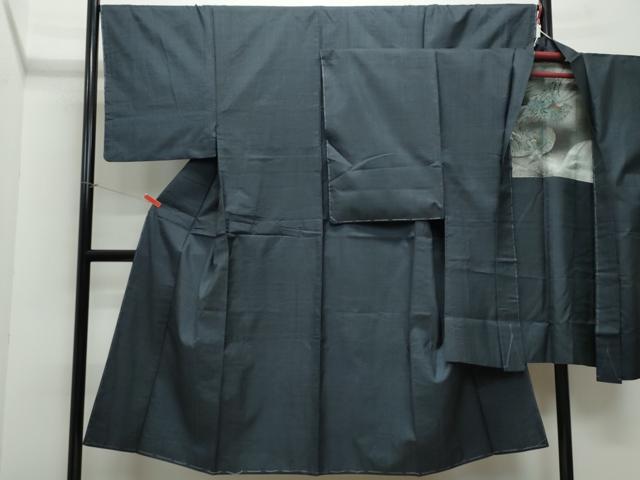 平和屋着物●男性　本場大島紬　アンサンブル　80亀甲　総詰め　正絹　逸品　CAAW3687vf