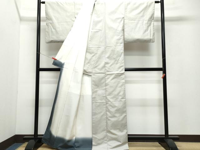 平和屋着物○本場大島紬 アンサンブル 白大島 160亀甲 正絹 逸品