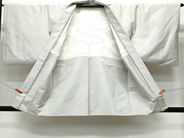 平和屋着物○本場大島紬 アンサンブル 白大島 160亀甲 正絹 逸品