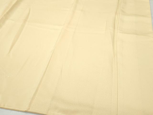 平和屋着物○色留袖 色無地 青海波地紋 淡香色 正絹 逸品 CAAW3747vfの