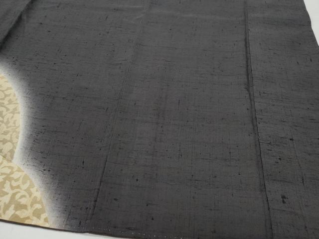 平和屋着物○訪問着 生紬 青海波花唐草文 正絹 逸品 CAAW3758vf