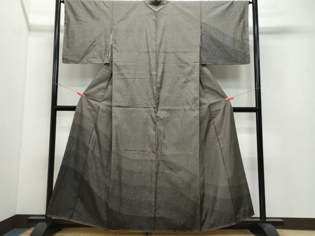 平和屋着物●訪問着　本場染大島紬　霞文　正絹　逸品　CAAW3760vf