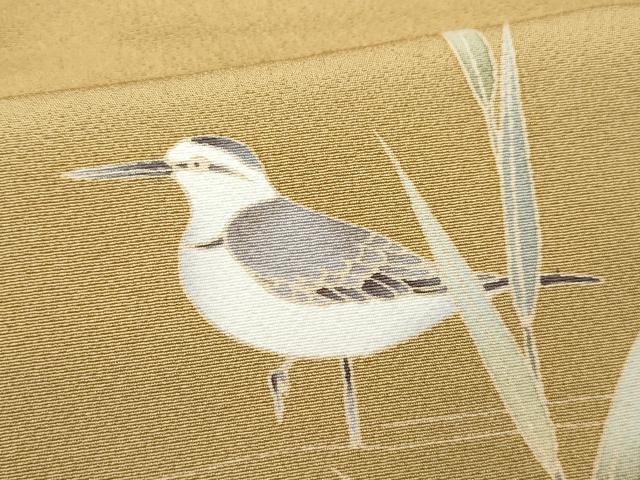 平和屋着物○訪問着 作家物 枝花鳥文 正絹 逸品 CAAW3761vf