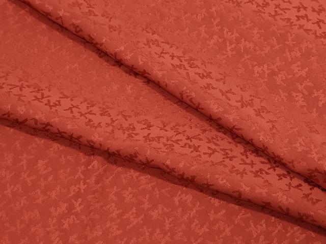 平和屋着物●染色の魔術師　染乃座・大久保玄才　そめのざ玄才　長襦袢　無双仕立て　紅海老茶色　正絹　逸品　CAAW3770vf