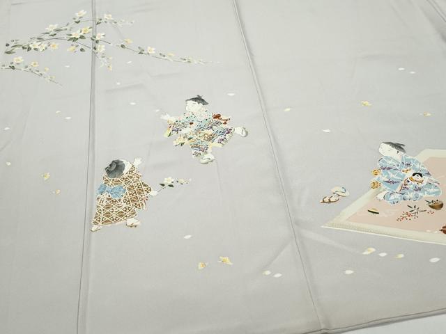 平和屋着物○訪問着 作家物 童子遊び 正絹 逸品 CAAW3781vf