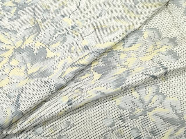 平和屋着物●本場大島紬　7マルキ　枝葉文　正絹　逸品　CAAW3802vf