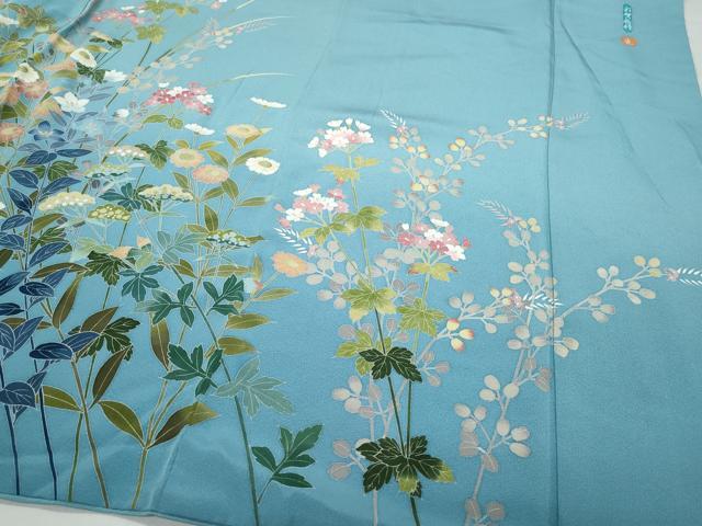 平和屋着物●訪問着　作家物　彩賀旅情　正絹　逸品　CAAW3812vf 平和屋着物○訪問着 作家物 彩賀旅情 正絹 逸品 CAAW3812vf