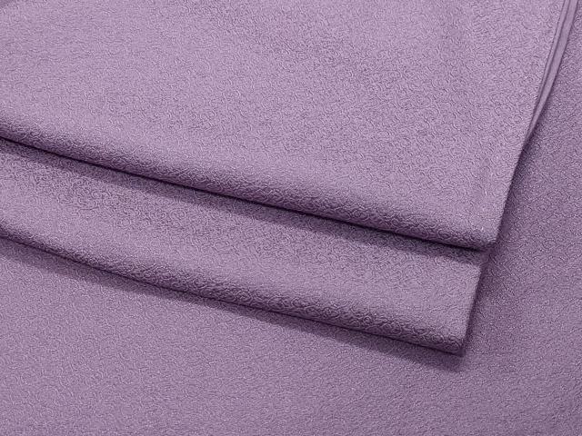 平和屋着物●上質な色無地　唐草地紋　二藍色　正絹　逸品　CAAW3832vf