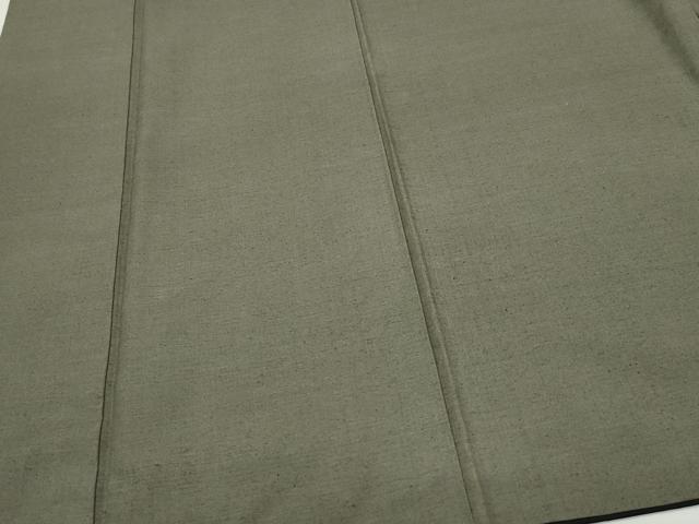 平和屋着物○上質な紬 色無地 江戸鼠色 正絹 逸品 CAAW3843vf