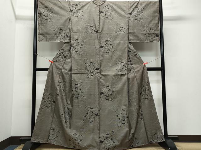 平和屋着物●本場大島紬　9マルキ　風景文　正絹　逸品　未使用　CAAW3859vf 平和屋着物○本場大島紬 9マルキ 風景文 正絹 逸品 未使用 CAAW3859vf