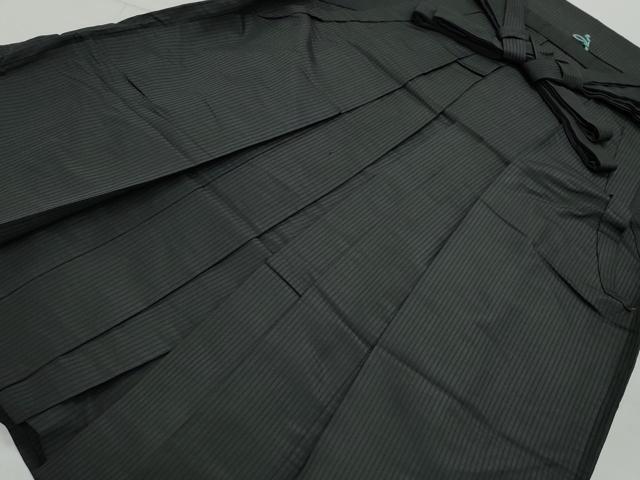 平和屋着物○男性 馬乗り袴 縞 正絹 逸品 AAAZ3726ck 正絹袴 馬乗り袴  