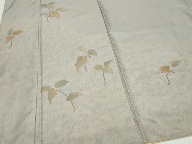 平和屋着物□訪問着 渡橋風景花文 金銀彩 正絹 逸品 BAAN4613xi 平和