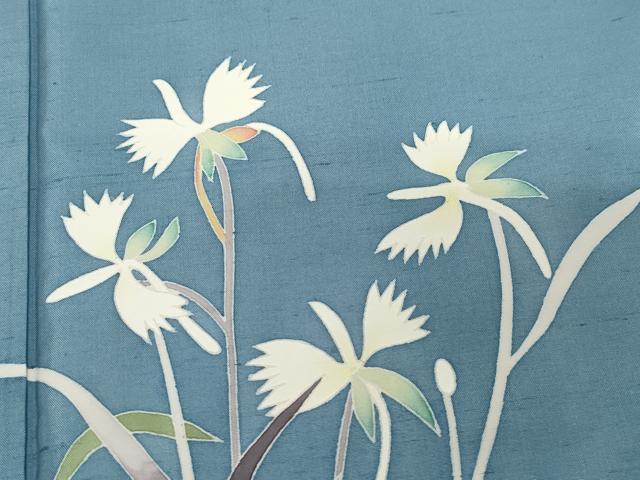 平和屋着物○本加賀友禅作家 成竹登茂男 訪問着 白山紬