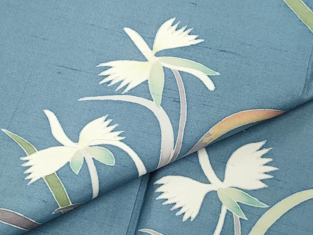 平和屋着物○本加賀友禅作家 成竹登茂男 訪問着 白山紬