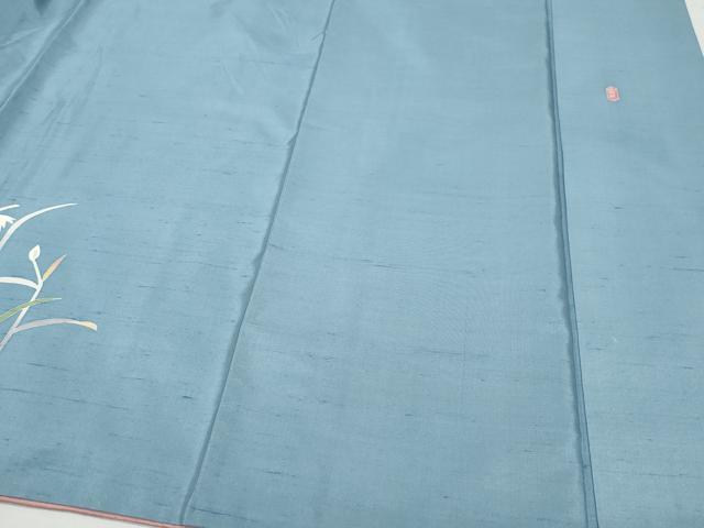 平和屋着物○本加賀友禅作家 成竹登茂男 訪問着 白山紬