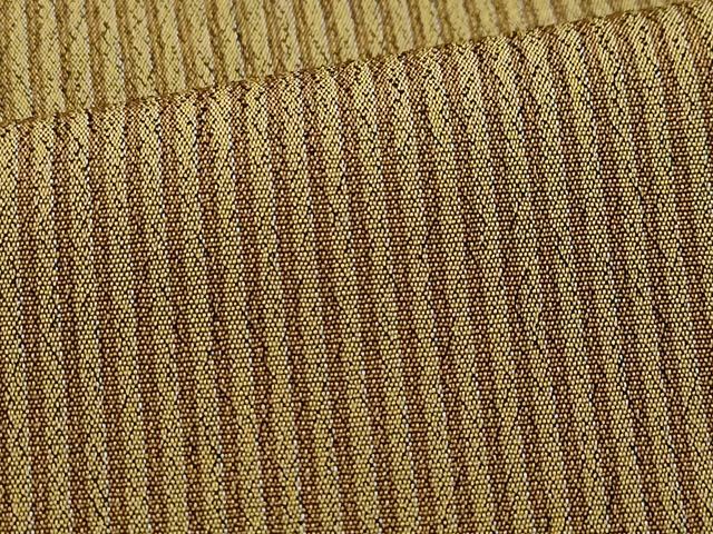 平和屋着物○上質なお召 縞 正絹 逸品 CAAW3972vf