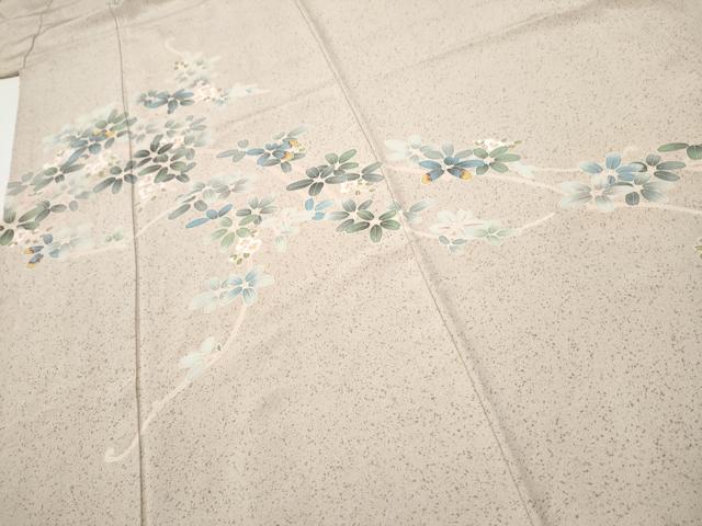 平和屋着物○本加賀友禅作家 牛坂源吾 訪問着 枝花文