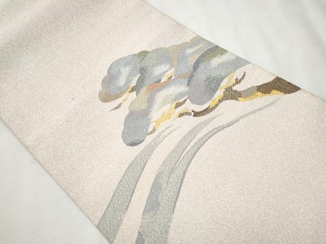 平和屋着物○西陣 小川英謹製 爪掻き本綴れ 八寸名古屋帯