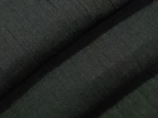 平和屋着物＊夏物　男性　小千谷ちぢみ　濃紺地　麻　逸品　未使用　CAAW4865dy