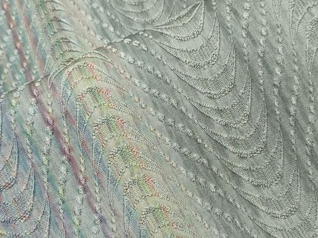 平和屋着物＃道中着 リバーシブル 霞文 暈し染め ショール付き ロング