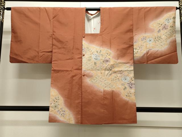 平和屋着物＃道行コート　辻が花　絞り　正絹　逸品　CAAW5004dy