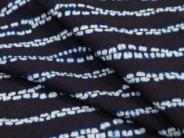 平和屋着物∴夏物　浴衣　有松鳴海絞り　吉祥文　綿　逸品　CAAW5029dy