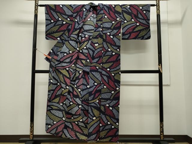 平和屋着物∴夏物 浴衣 有松鳴海絞り 吉祥文 綿 逸品 CAAW5110dy