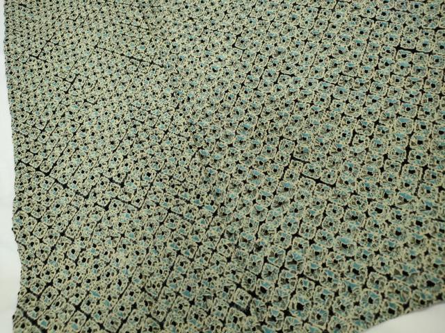 平和屋着物∴夏物　浴衣　有松鳴海絞り　蜘蛛絞り　綿　逸品　CAAW5117dy