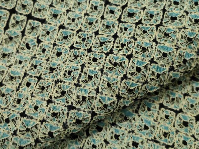 平和屋着物∴夏物　浴衣　有松鳴海絞り　蜘蛛絞り　綿　逸品　CAAW5117dy