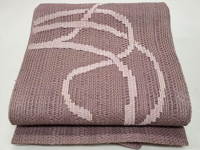 平和屋着物＊夏物　八寸名古屋帯　羅　抽象文　正絹　逸品　CAAW5585fb 平和屋着物＊夏物 八寸名古屋帯 羅 抽象文 正絹 逸品 CAAW5585fb