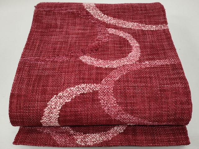 平和屋着物＊夏物　八寸名古屋帯　丸文　正絹　逸品　CAAW5586fb