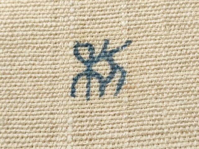 平和屋着物＊夏物　八寸名古屋帯　作家物　型染め　遠山文　麻　逸品　CAAW5592fb 平和屋着物＊夏物 八寸名古屋帯 作家物 型染め 遠山文 麻