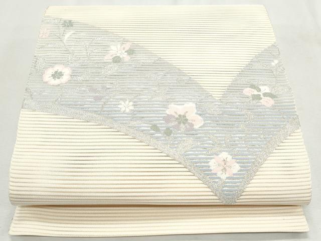 ベストストア日本一受賞店■平和屋着物■八寸名古屋帯　綴れ　草木文　逸品　ｒ803 全国無料，新作登場 ベストストア日本一受賞店！□平和屋着物□夏物