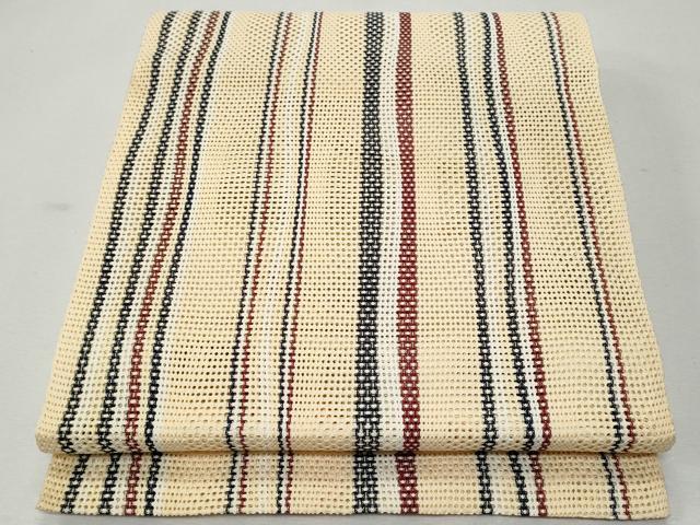 平和屋着物＊夏物　八寸名古屋帯　羅　間道　CAAW6863fb