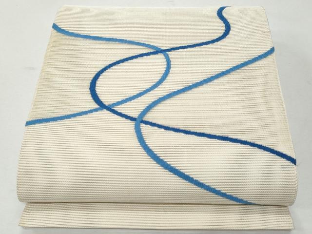 平和屋着物＊夏物　八寸名古屋帯　絽綴れ　吉祥文　正絹　逸品　CAAW6878fb