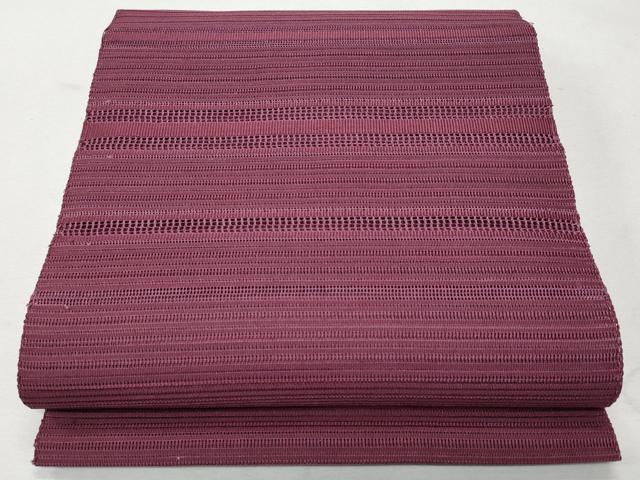 平和屋着物＊夏物　八寸名古屋帯　絽綴れ　横段文　正絹　逸品　CAAW6940fb