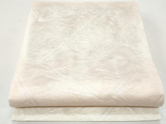 平和屋着物＊夏物　六通柄袋帯　瓦楓文　銀糸　正絹　逸品　CAAW6954fb