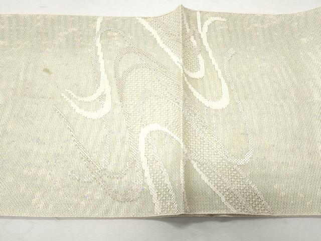 平和屋着物＊夏物 太鼓柄袋帯 流水文 金銀糸 正絹 逸品 CAAW6986fb