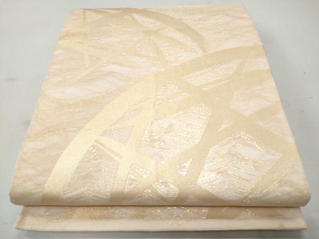 平和屋着物＊夏物　全通柄袋帯　籬　金糸　正絹　逸品　CAAW6995fb