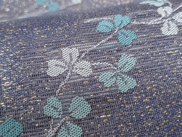 平和屋着物＊夏物　六通柄袋帯　花の万国博　金糸　正絹　逸品　未使用　CAAW7001fb 平和屋着物＊夏物 六通柄袋帯 花の万国博 金糸 正絹 逸品 未使用