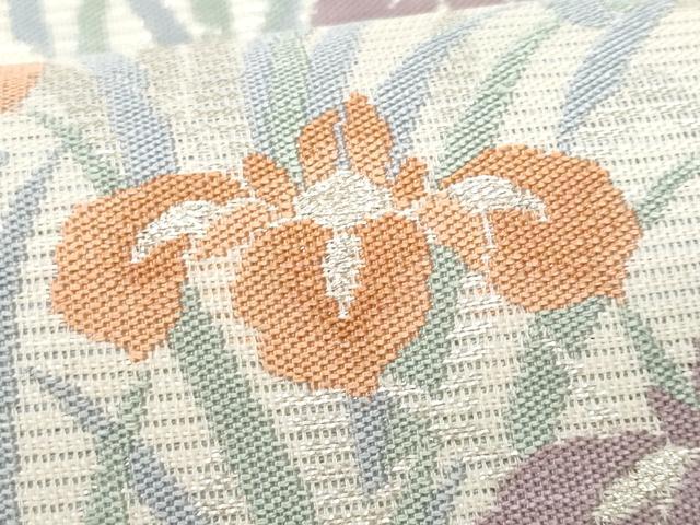 平和屋着物＊夏物　六通柄袋帯　杜若　銀糸　正絹　逸品　CAAW7007fb 2026年最新】Yahoo!オークション -平和屋袋帯の中古品・新品・未使用品一覧