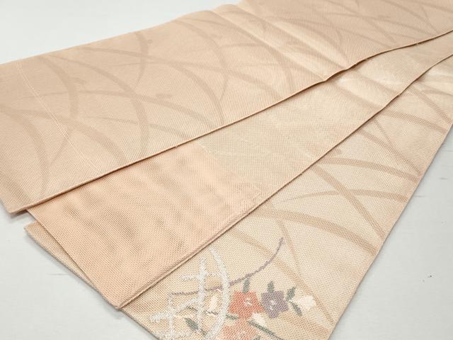 平和屋着物＊夏物 太鼓柄袋帯 桔梗 金銀糸 正絹 逸品 CAAW7022fbの通販