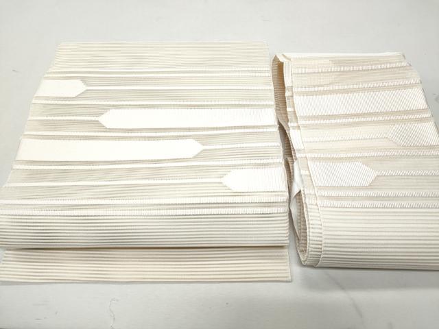 平和屋着物＊夏物　つけ帯　絽綴れ　横段文　正絹　逸品　CAAW7038fb