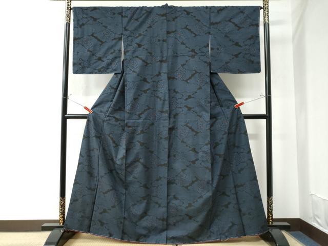 平和屋着物□本場大島紬 7マルキ 雲重ね 正絹 逸品 BAAU4710gt