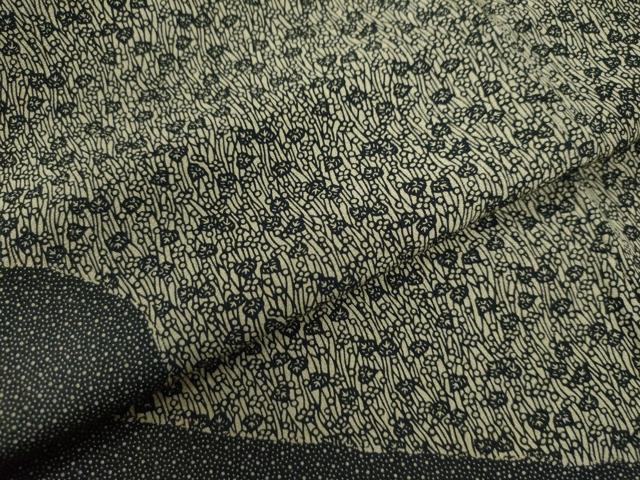 平和屋着物○伝統工芸士 田島輝久 江戸小紋 訪問着 葵 反端