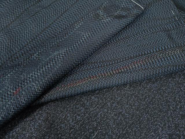 平和屋着物●本場大島紬　霞文　正絹　逸品　未使用　CAAW7253yc